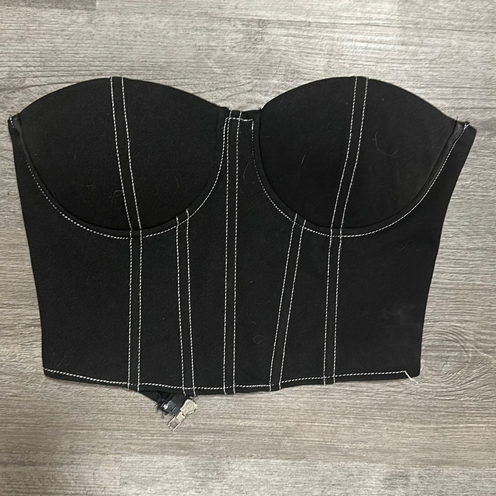 Nasty Gal cropped corset/bustier top